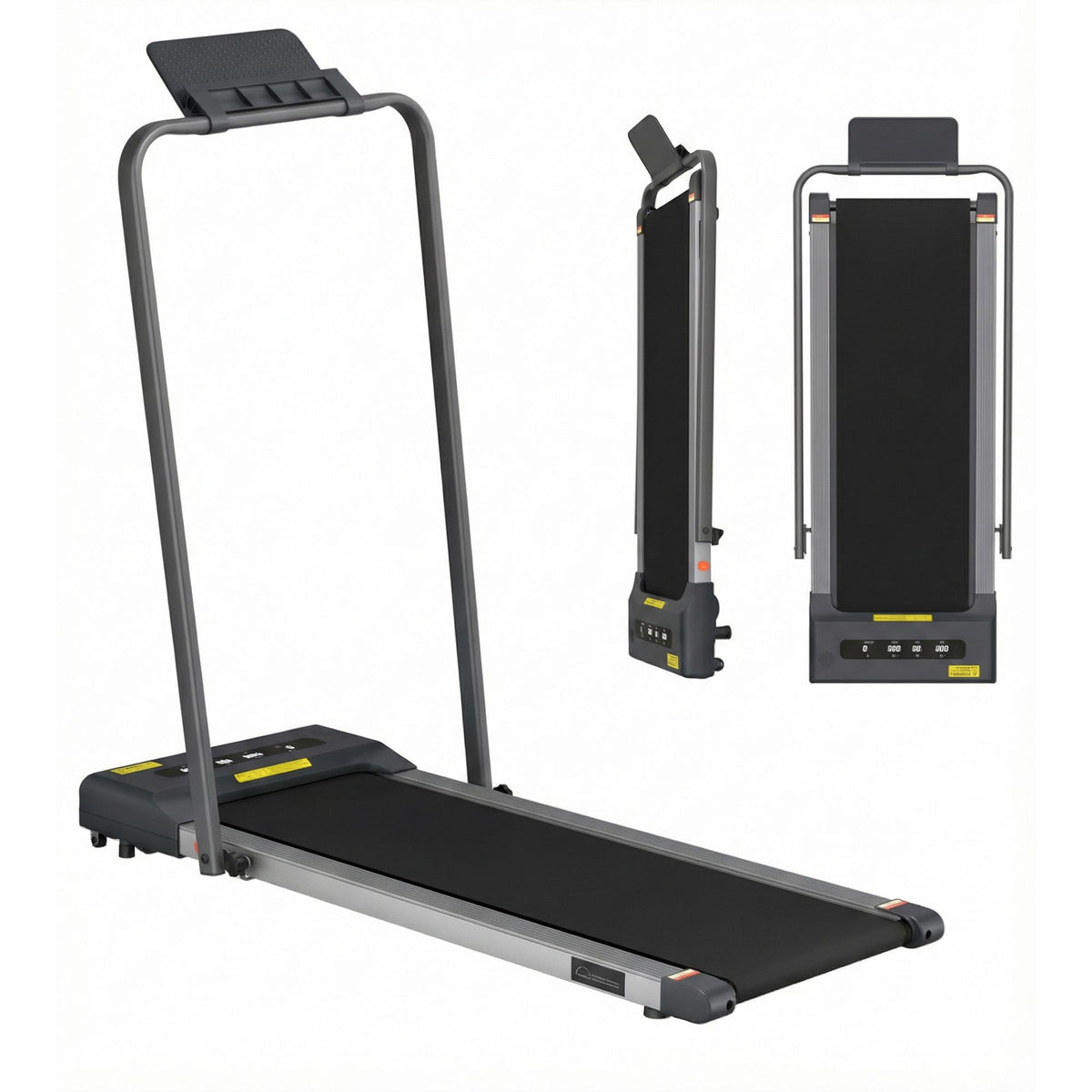 Everfit 2 in 1 Treadmill Electric Walking Pad Under Desk Home Gym Fitness 380mm Grey