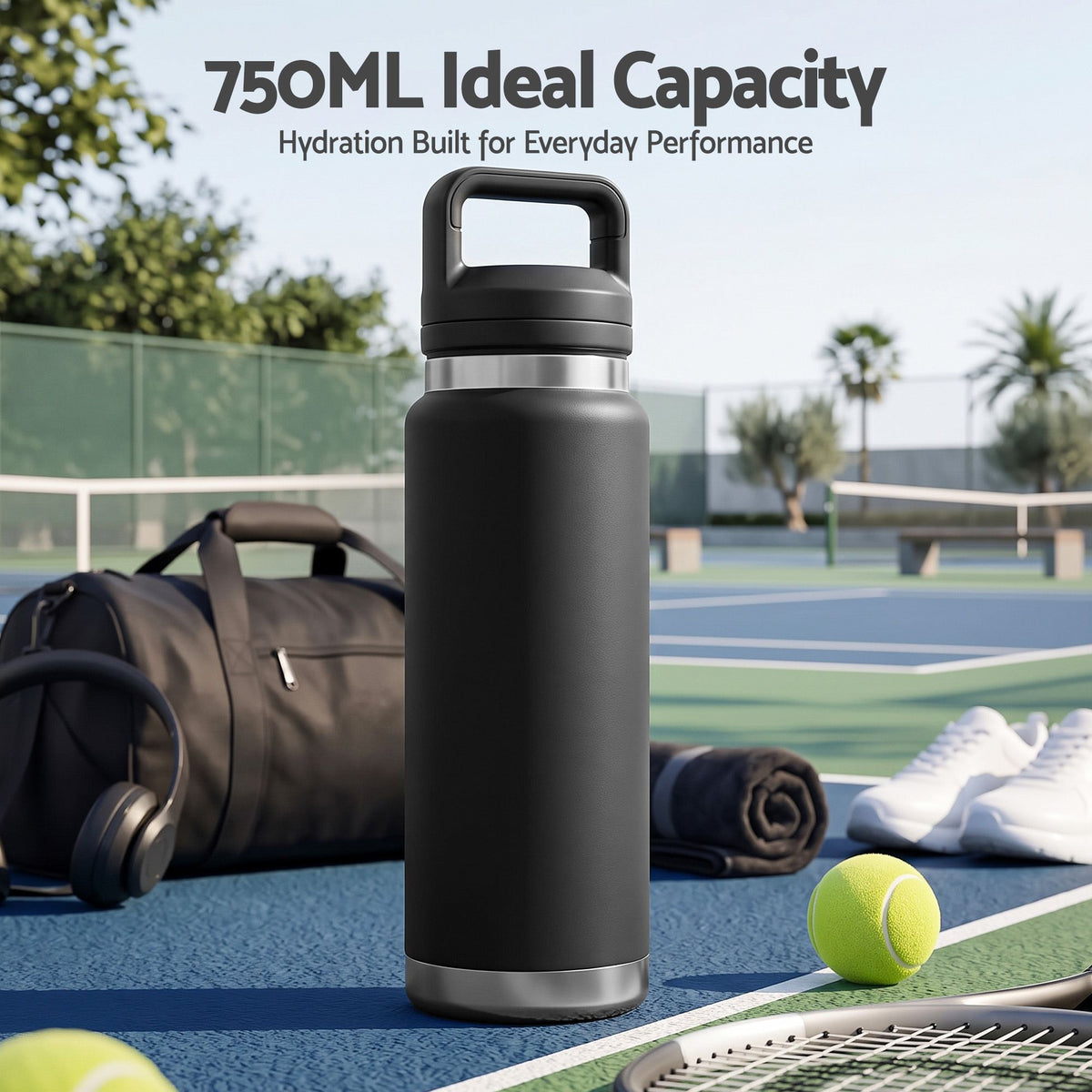 Everfit 750ML Insulated Water Bottle Stainless Steel Drink Bottle
