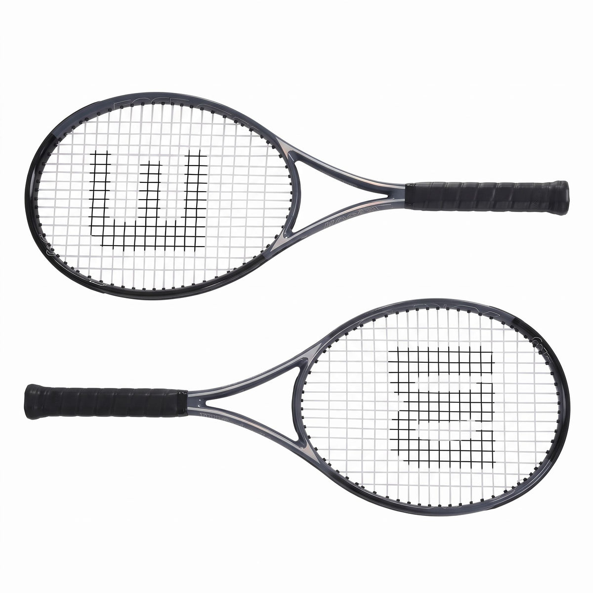 Everfit Tennis Racket Set 2 Pack 27 Inch Lightweight Cushioned Grip for Adults Black