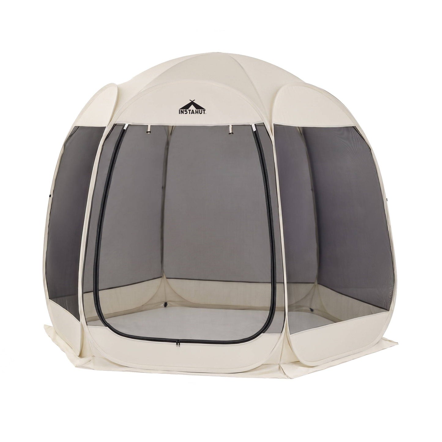 Instahut Gazebo Pop Up Tent 2.7x1.35m Outdoor Marquee Camping Screen 6 Sided