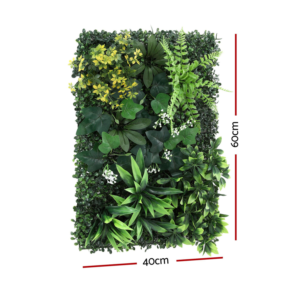 Gardeon 4PCS Artificial Plant Wall Panels 40X60CM Boxwood Panel Backyard Hedge Grass Backdrop Green Decor