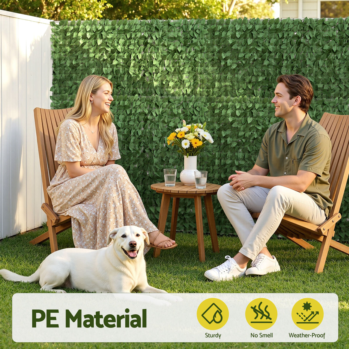 Gardeon Artificial Ivy Privacy Fence Screen Greenery Backdrop Panel for Balcony Patio Garden
