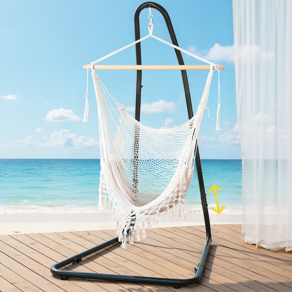 Gardeon Hammock Hanging Chair with Heavy Duty Steel Stand