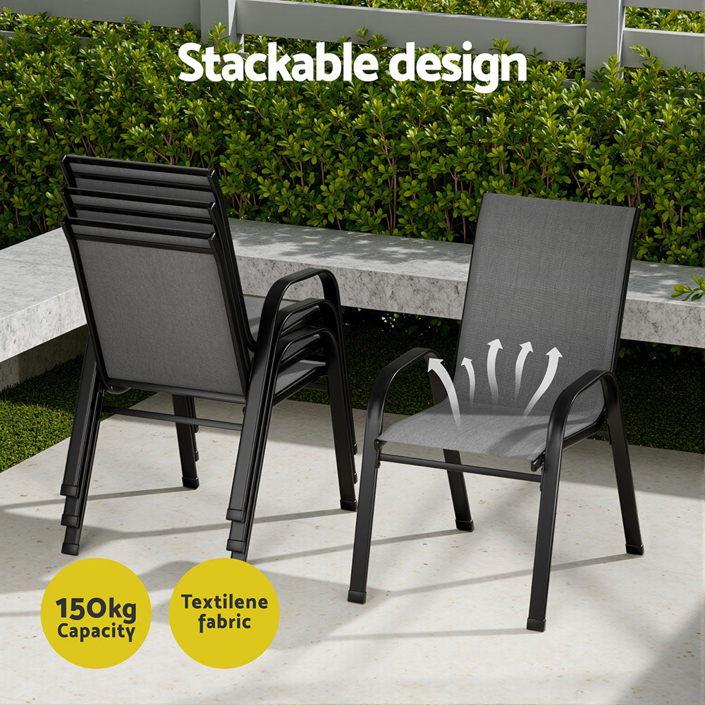 Gardeon Outdoor Dining Set Table and Chairs Patio Garden Furniture Bistro Set