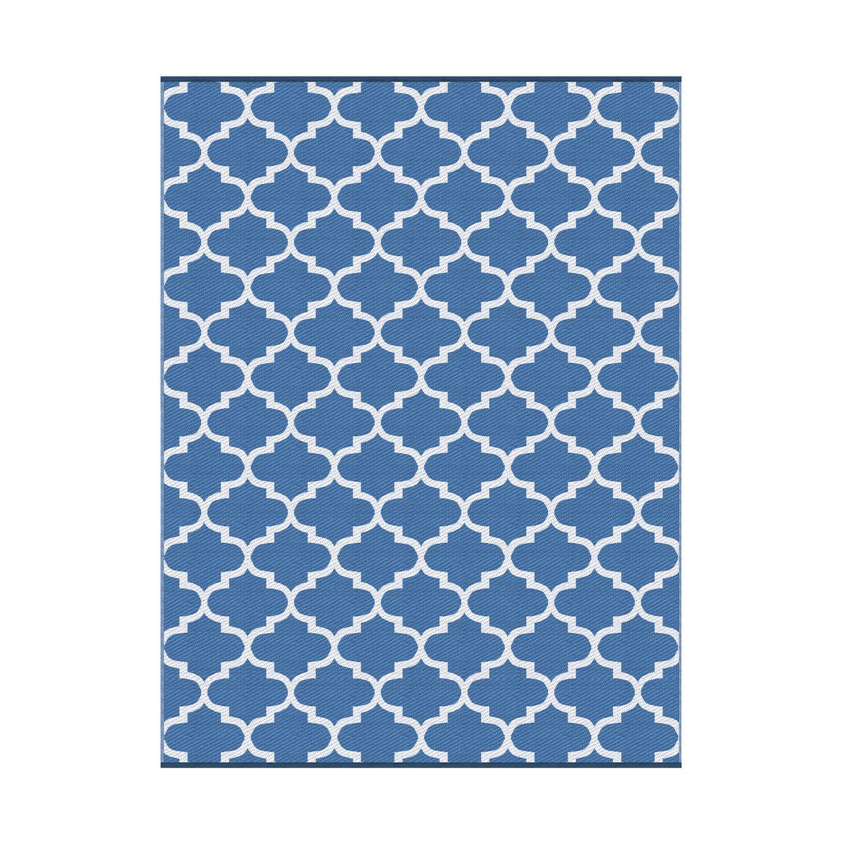 Gardeon Outdoor Rugs 274x366cm Large Carpet Reversible Area Mat PP Dual-Sided Patio Rug Blue