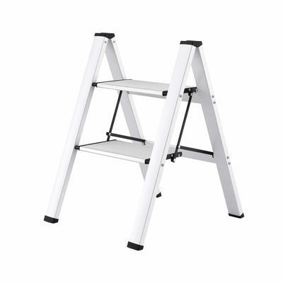 Giantz 2 Step Ladder Multi-Purpose Folding Aluminium Light Weight Platform