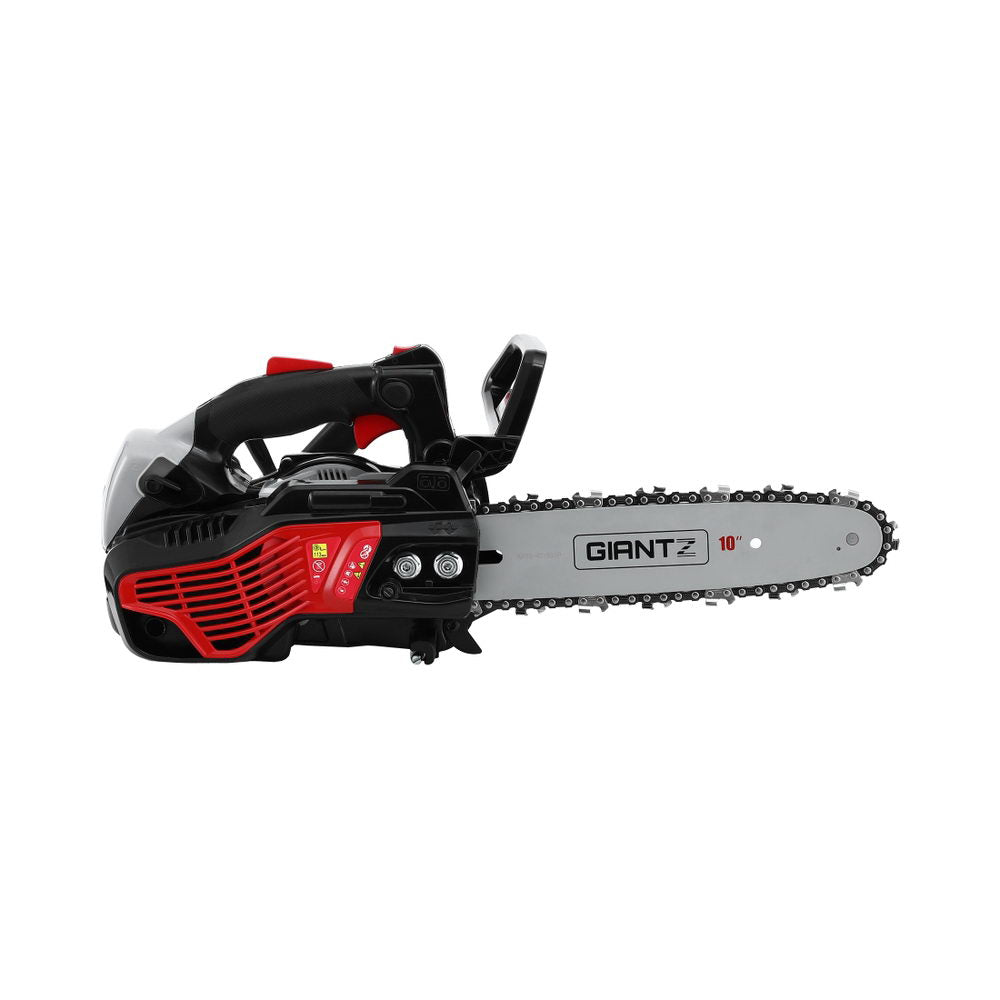 Giantz 25CC Petrol Chainsaw 10'' Bar Chain Saw Lightweight for Pruning Cutting