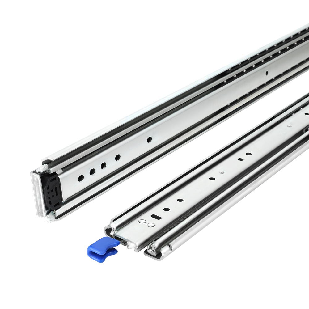 Giantz 2x Drawer Slides Full Extension Locking 227kg 1321-2642mm Length