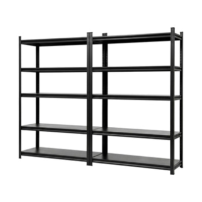 Giantz Garage Shelving 2.4X1.8m Warehouse Rack Storage Shelves Workshop Racks Steel
