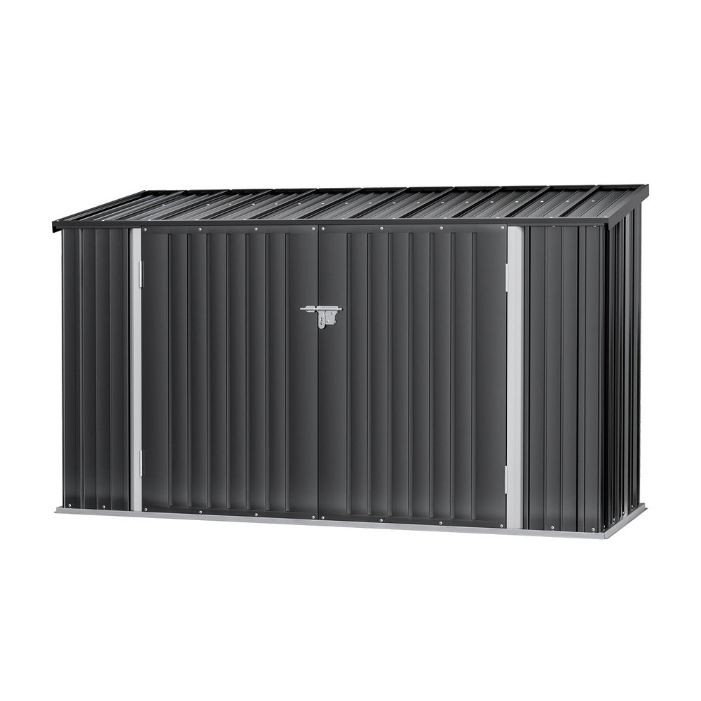 Giantz Garden Shed 2.22x0.91M Bike Sheds Outdoor Storage Tool Workshop House Shelter Double Door