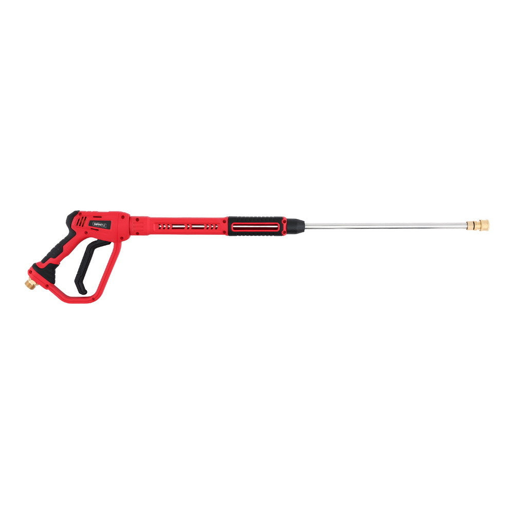 Giantz Pressure Washer Gun Short Trigger 4000PSI M22-14 1/4 Inch 5 Nozzles Red