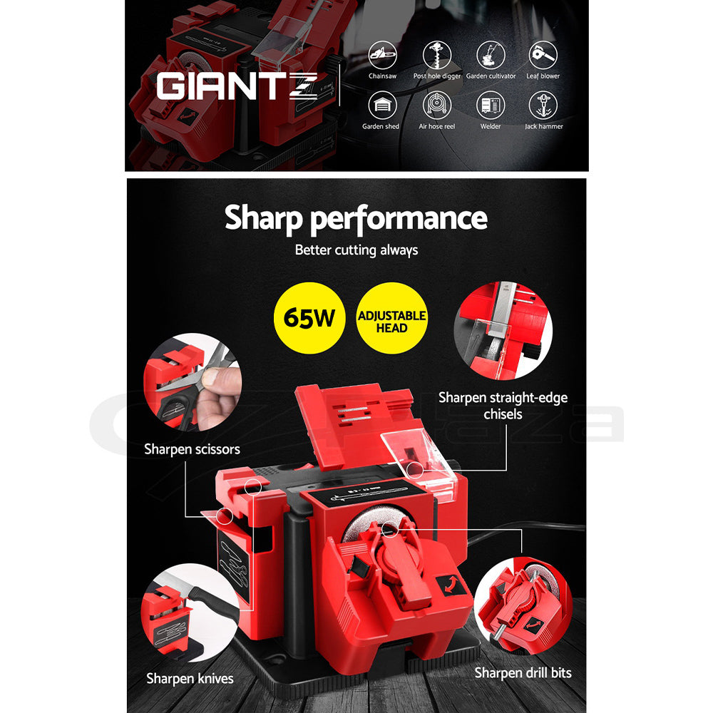 Giantz Tool Sharpener Electric Drill Bit Knife Scissor Chisel Planer Grinder