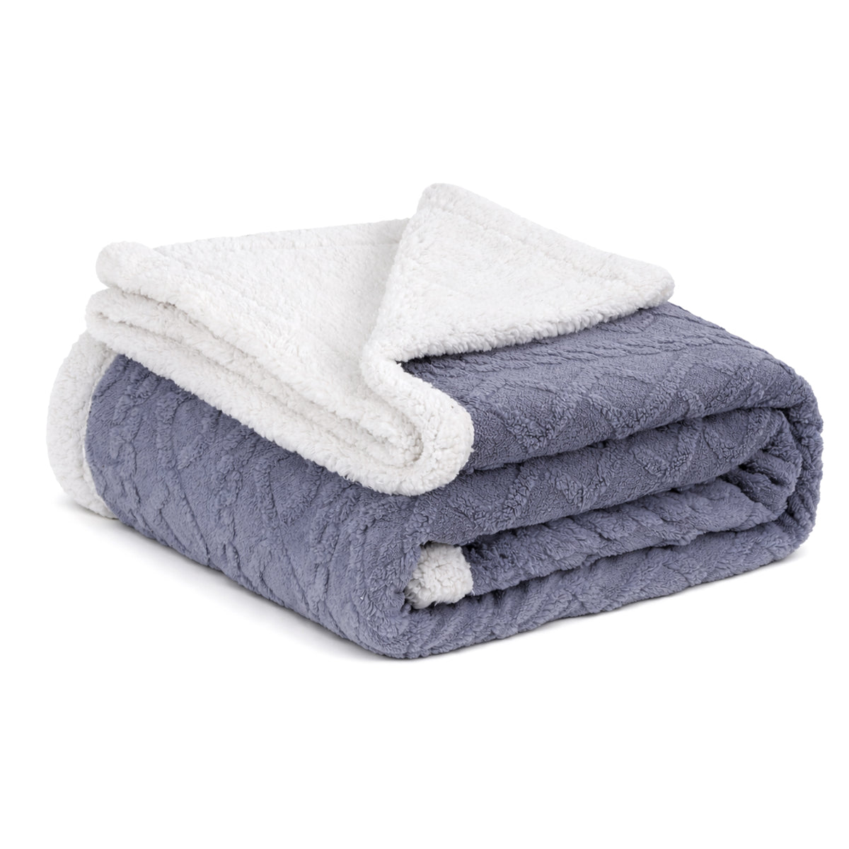 Giselle 203x230cm Throw Blanket Double-Sided Fleece Lightweight For Sofa Couch Bed