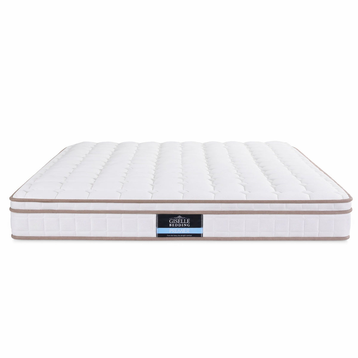 Giselle 20cm Firm Queen Mattress Pocket Spring for Bedroom or Guest Room