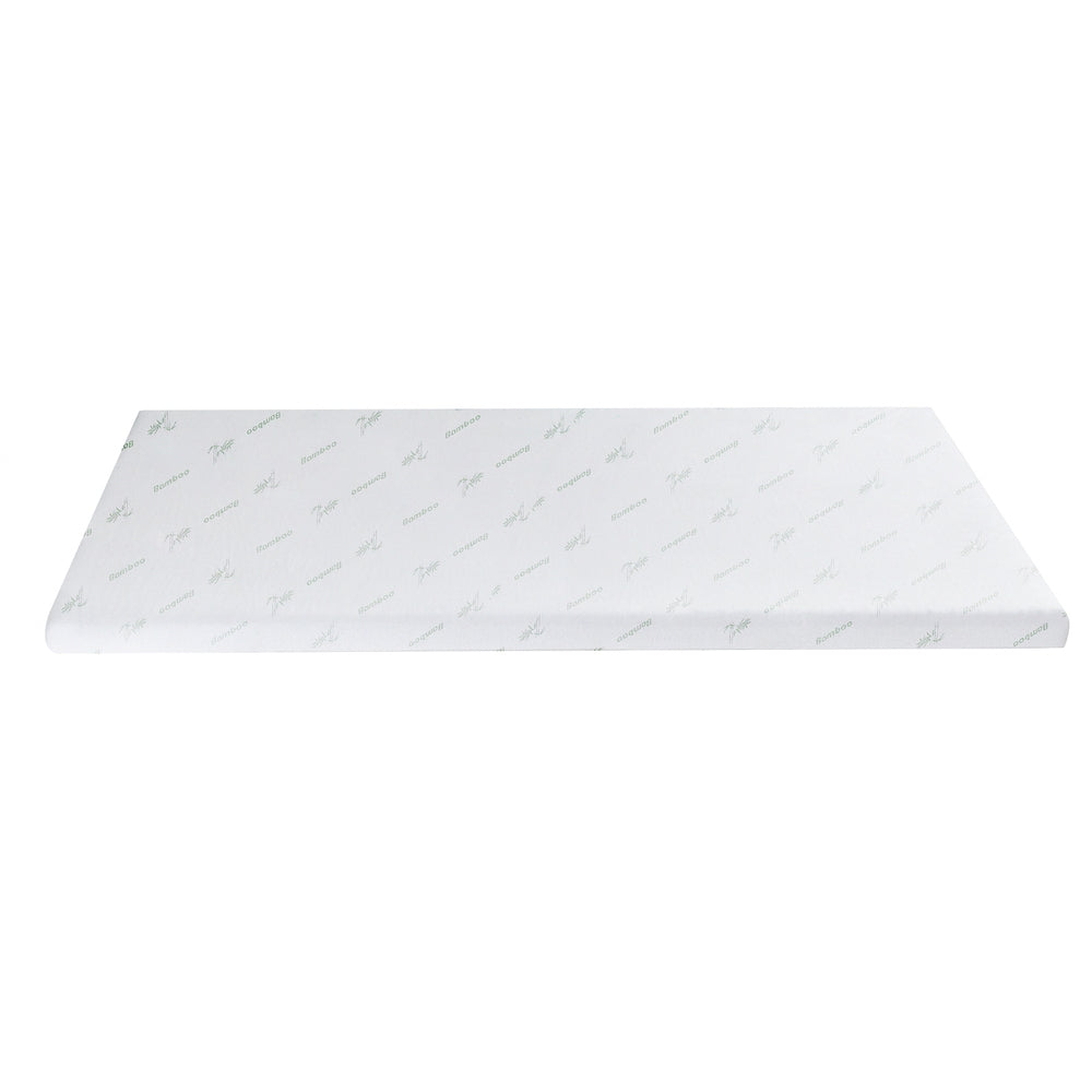 Giselle 8cm Memory Foam Mattress Topper Gel Egg Crate Foam Bamboo King