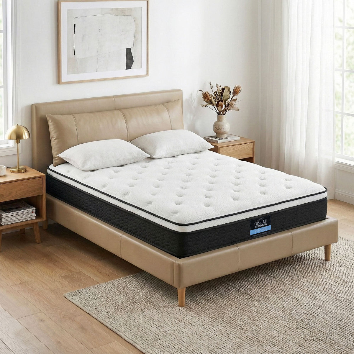 Giselle Bedding 21cm Mattress Euro Top King