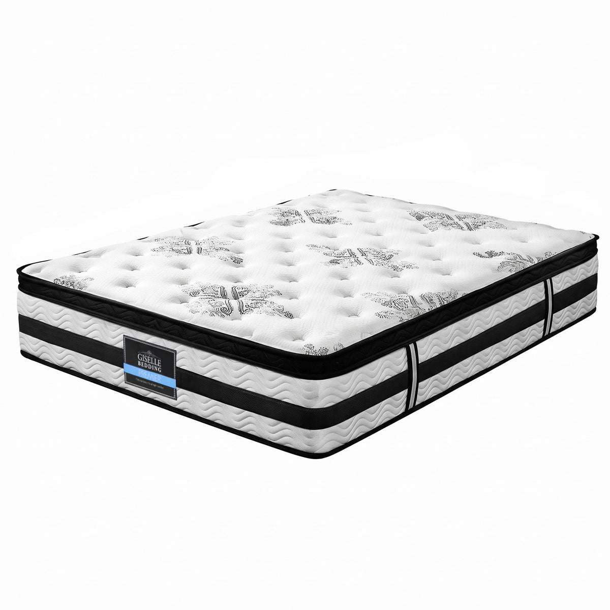 Giselle Bedding 34cm Mattress Euro Top Pocket Spring Double