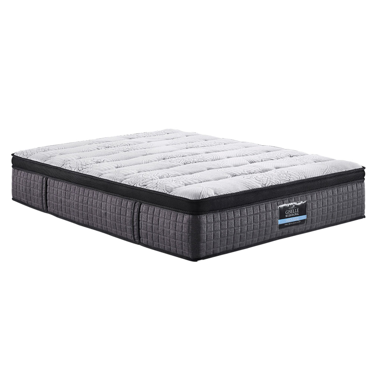 Giselle Bedding 9 Zone Double Mattress 34cm with Latex & Egg Crate Foam for Pressure Relief