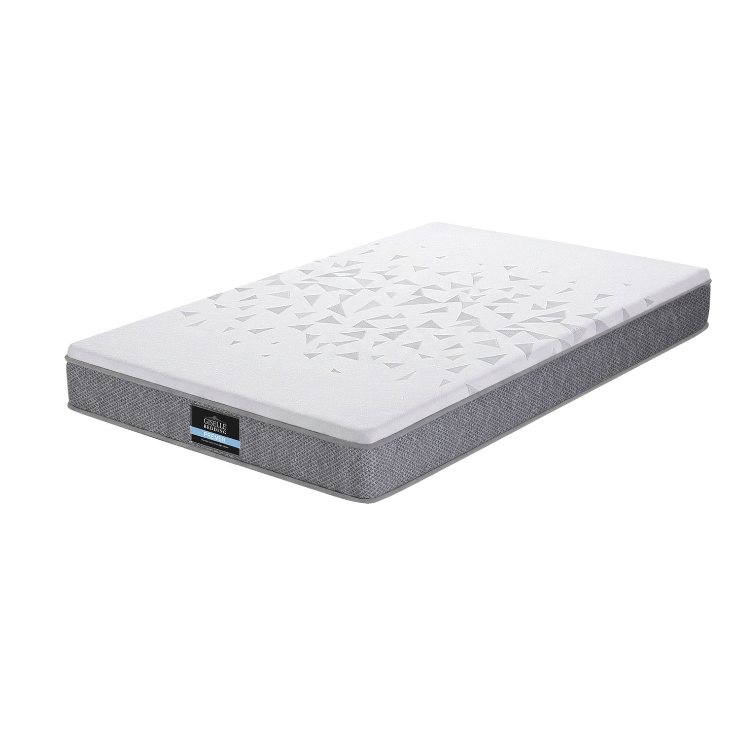 Giselle Bedding King Single Mattress 23cm Pocket Spring Mattress with Adjustable Firmness Reversible Foam Layer for Medium Firm & Firm Support Motion Isolation Bedroom Bed