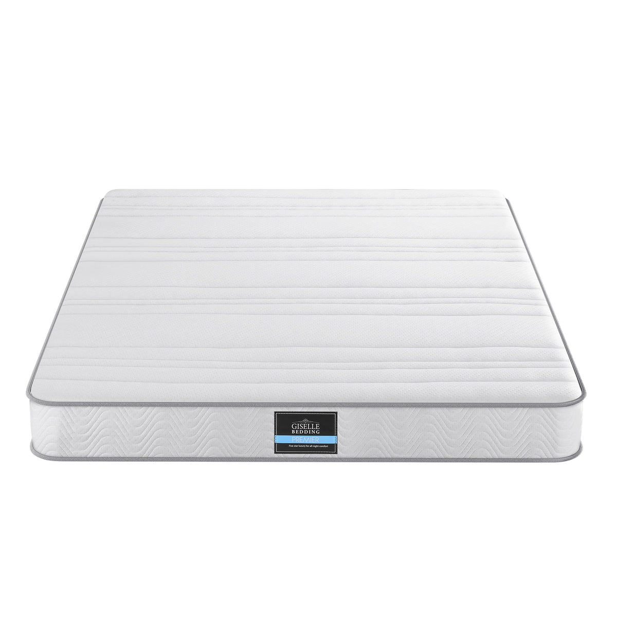 Giselle King Mattress 20cm with Reinforced Edge Support Egg-Crate Foam