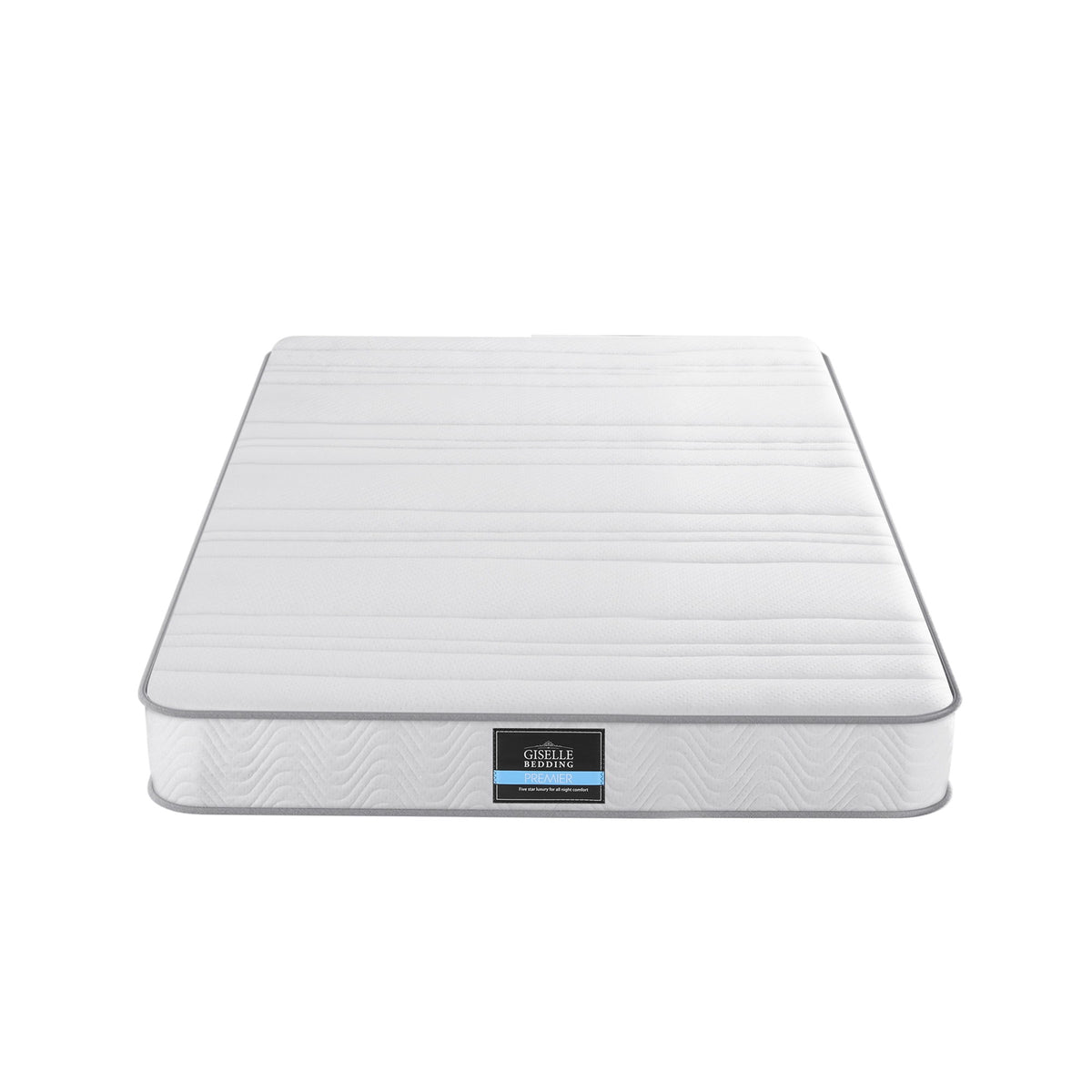Giselle King Single Mattress 20cm with Reinforced Edge Support Egg-Crate Foam