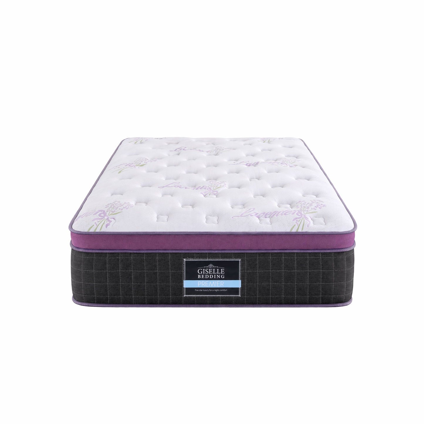 Giselle Single Euro Top Mattress Firm Pocket Spring Edge Support