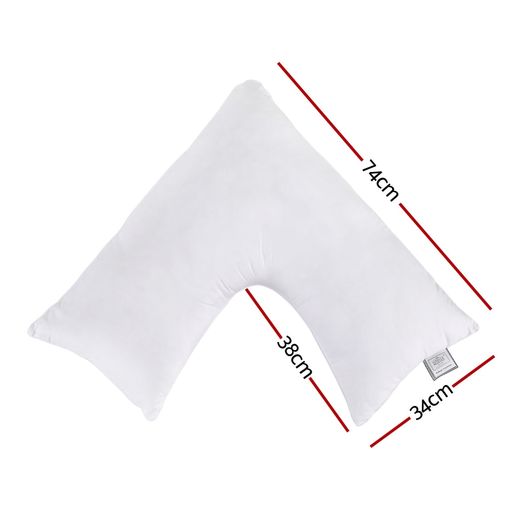 Giselle V Shape Pillow Boomerang Nursing Body Cushion