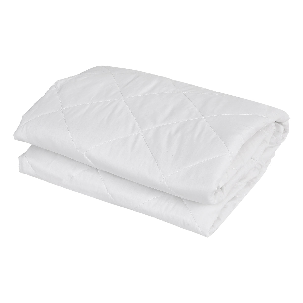 Giselle Waterproof Mattress Protector 100% Cotton Quilted Fitted Cover Double