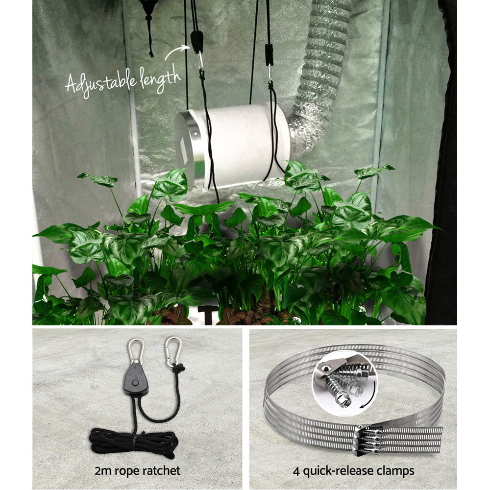 Green Fingers 4"Ventilation Kit Fan Hydroponics Grow Tent Kit Carbon Filter Duct,Green Fingers 4"Ventilation Kit Fan Hydroponics Grow Tent Kit Carbon Filter Duct