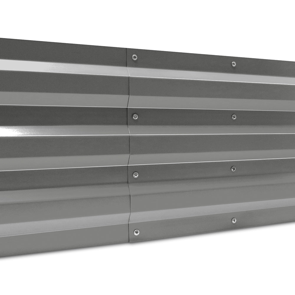 Green Fingers Garden Bed 150x90cm Planter Box Raised Container Galvanised Steel