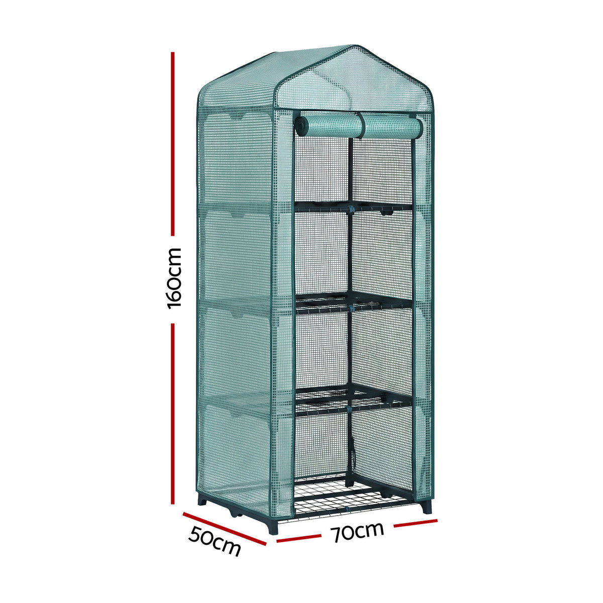 Green Fingers Greenhouse 4 Tiers Mini Green House Garden Bed 1.6x0.7x0.5M