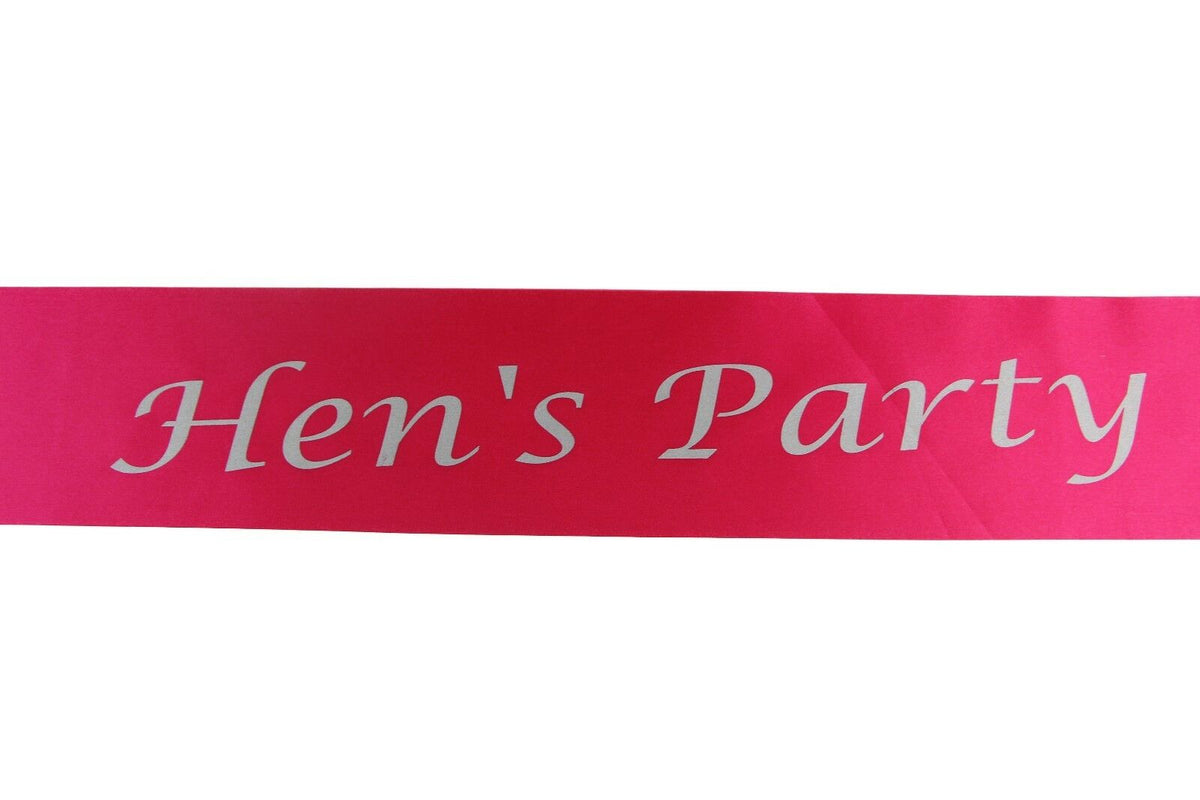 Hens Night Party Bridal Sash Bride Bridesmaid Maid Of Honour Groom Mother Sashes
