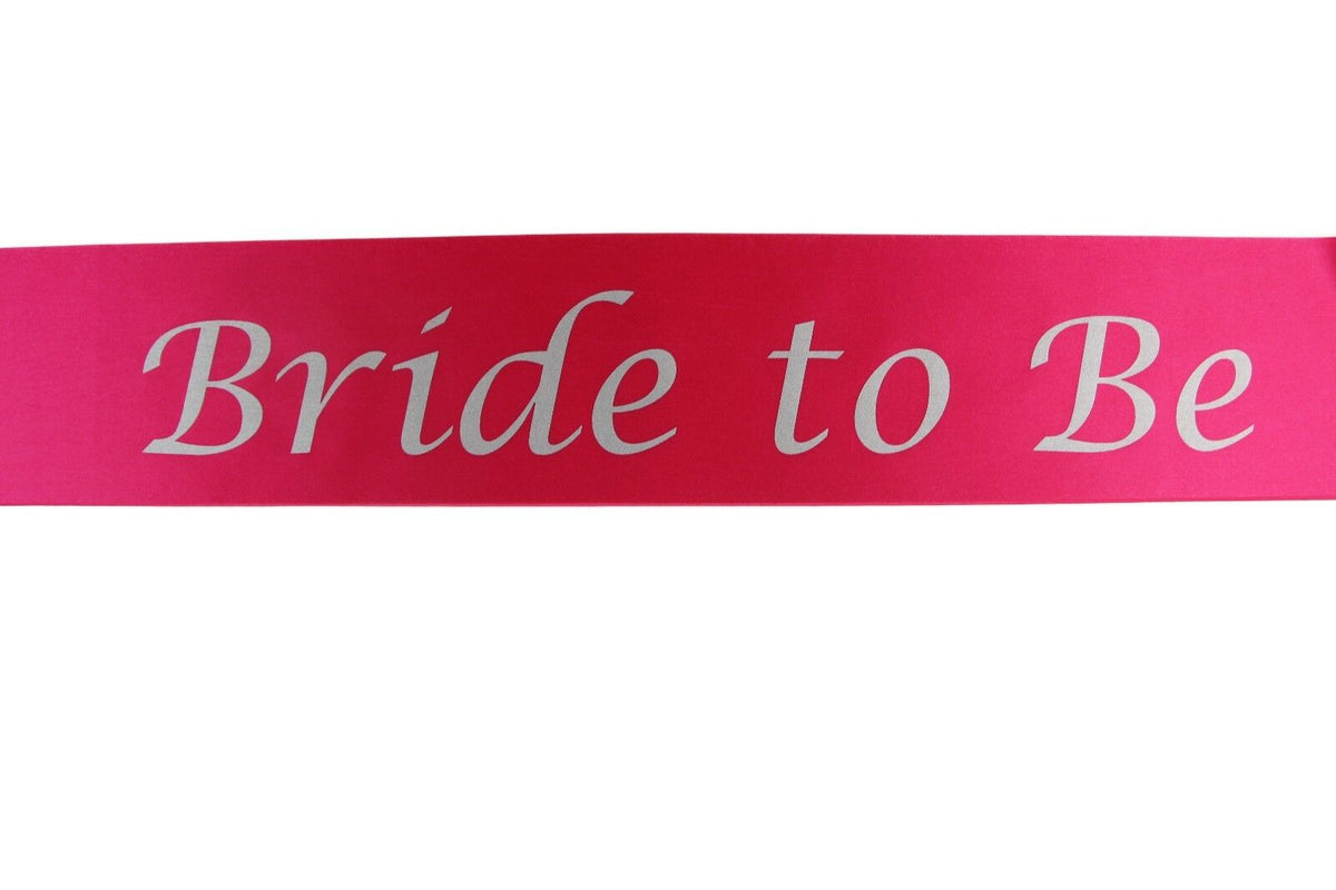 Hens Night Party Bridal Sash Bride Bridesmaid Maid Of Honour Groom Mother Sashes