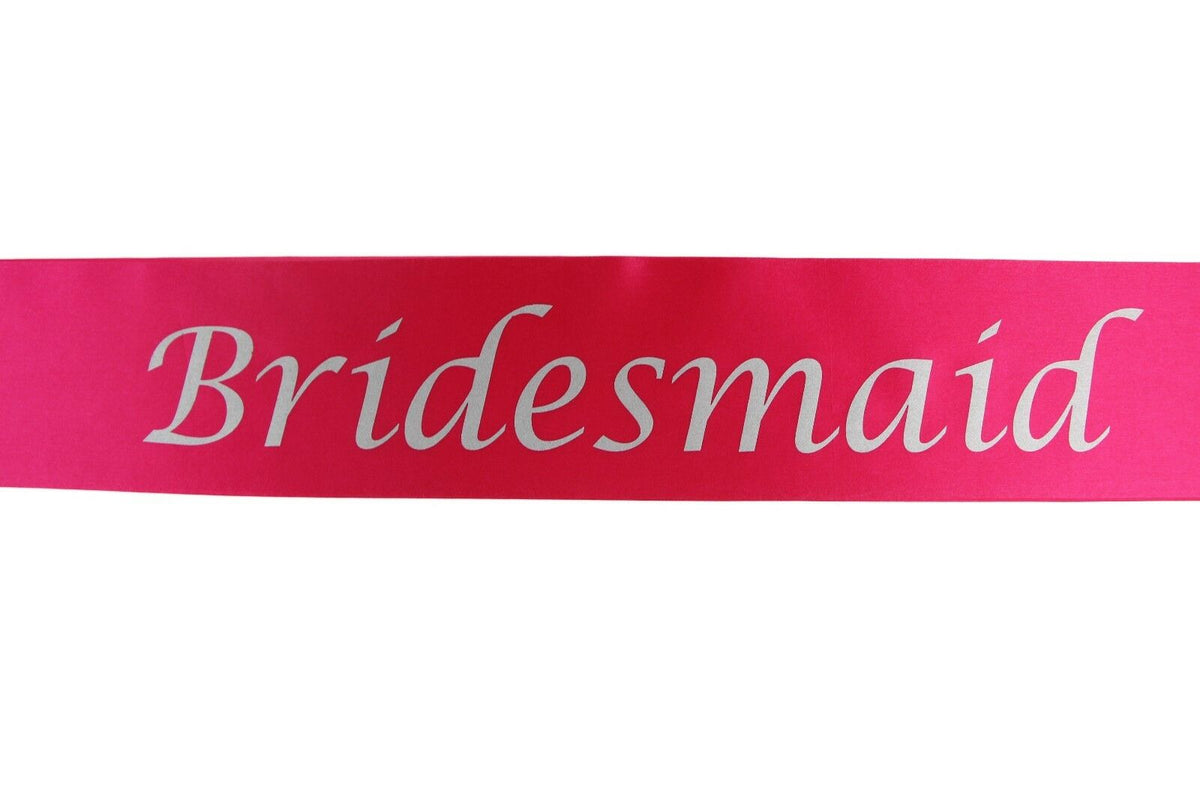 Hens Night Party Bridal Sash Bride Bridesmaid Maid Of Honour Groom Mother Sashes