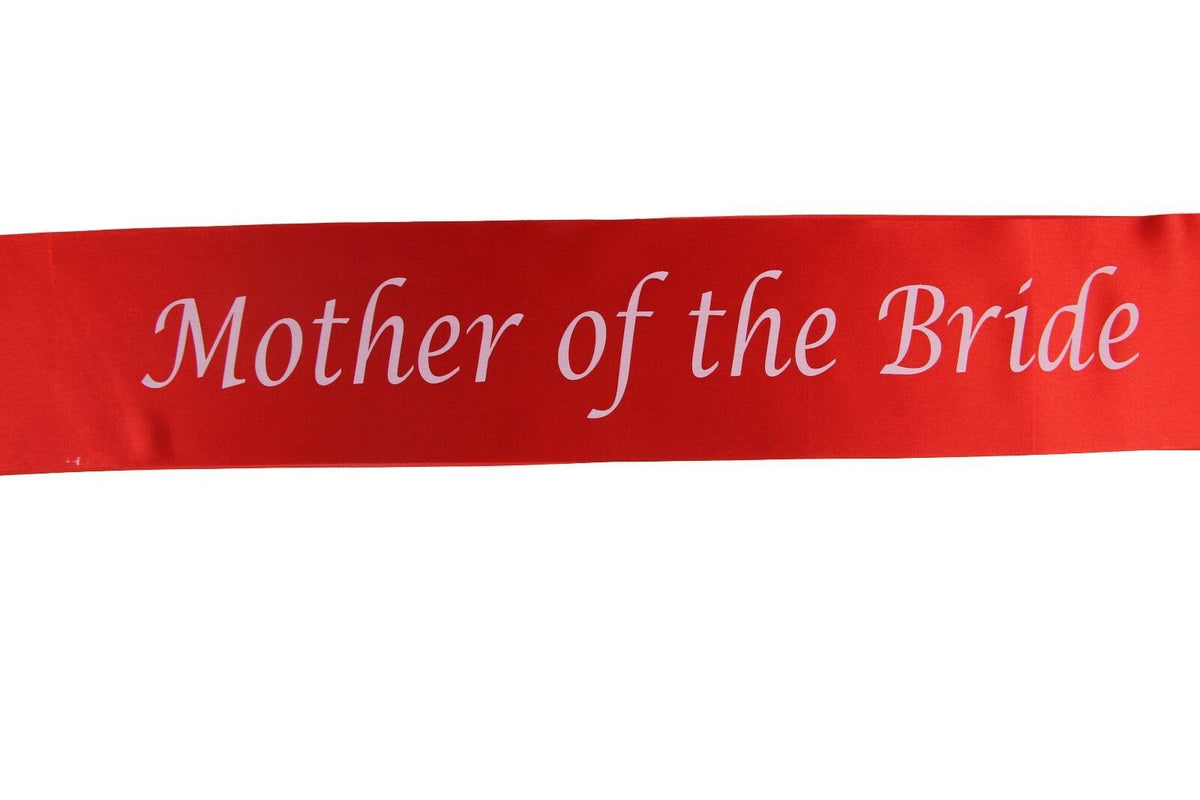 Hens Night Party Bridal Sash Bride Bridesmaid Maid Of Honour Groom Mother Sashes