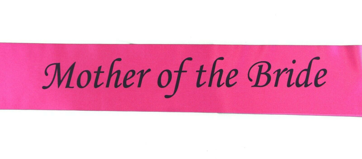 Hens Night Party Bridal Sash Bride Bridesmaid Maid Of Honour Groom Mother Sashes