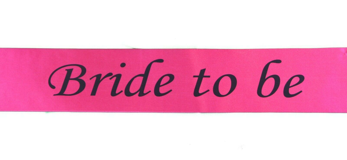 Hens Night Party Bridal Sash Bride Bridesmaid Maid Of Honour Groom Mother Sashes