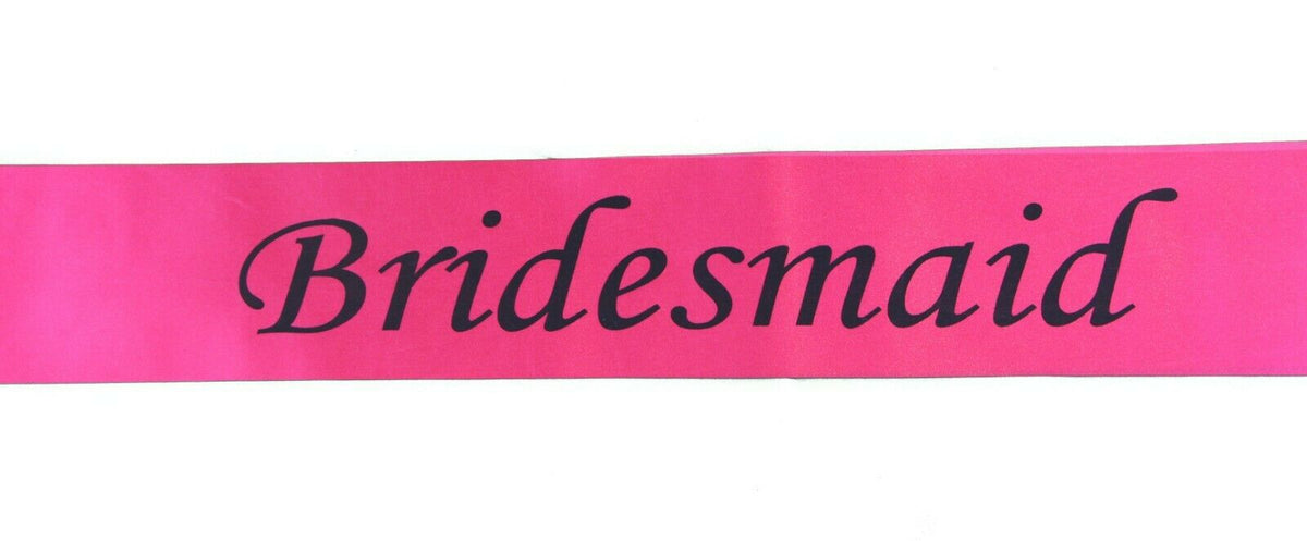 Hens Night Party Bridal Sash Bride Bridesmaid Maid Of Honour Groom Mother Sashes