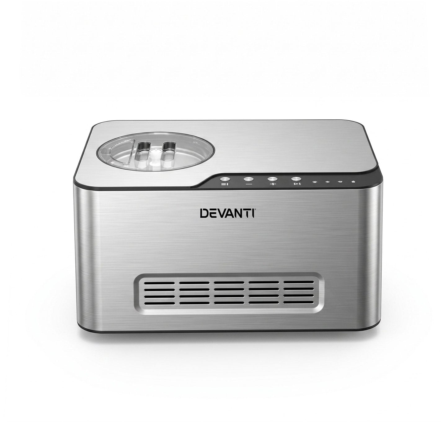 Devanti 2L 2-in-1 Ice Cream & Yogurt Maker Machine No Pre-Freezing Homemade Gelato Sorbet