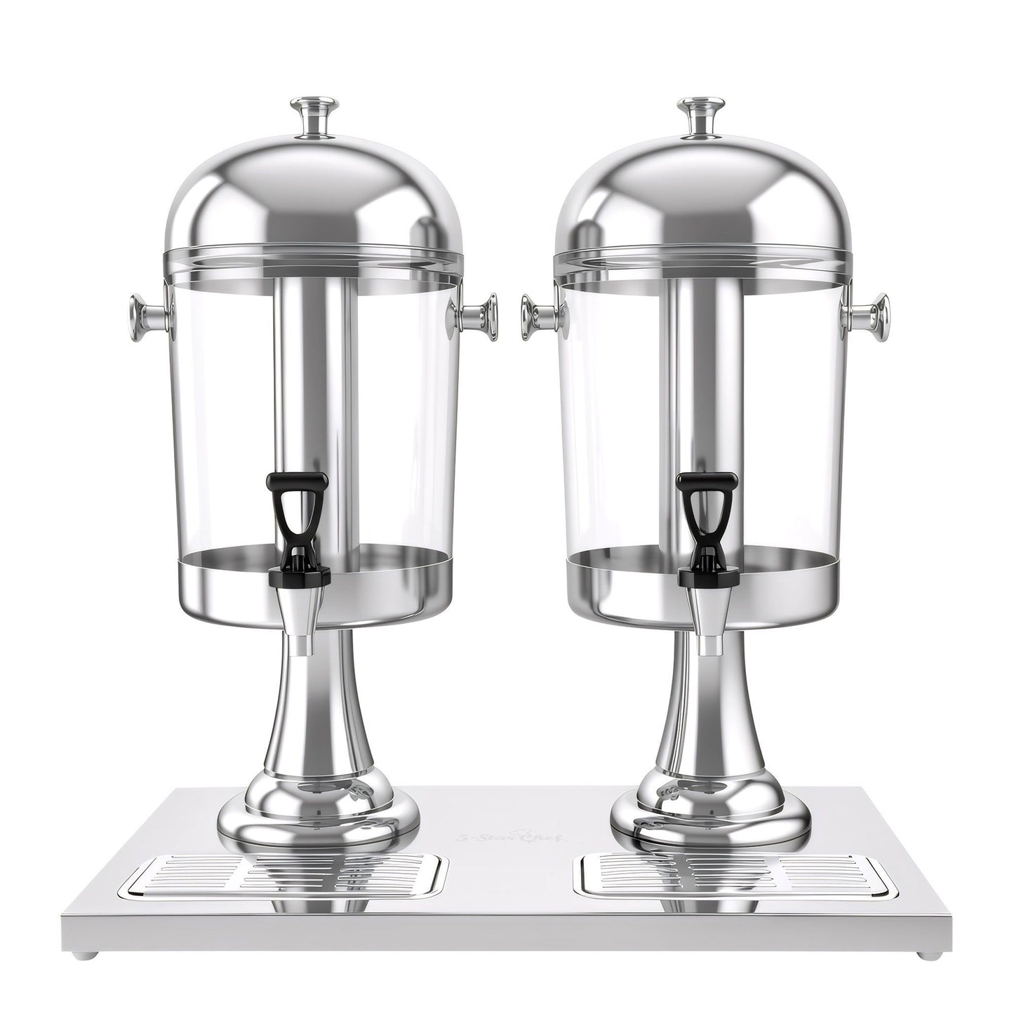 5-Star Chef 16L Dual Tank Juice Dispenser Drink Beverage Server Ice Tubes