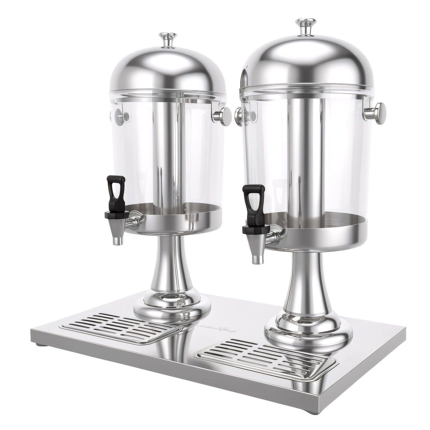 5-Star Chef 16L Dual Tank Juice Dispenser Drink Beverage Server Ice Tubes