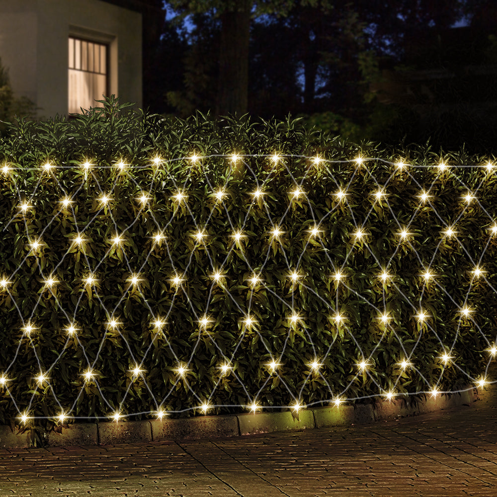 Jingle Jollys ChristmasLights? 4mx6m Net String Light 1000 LED Warm White