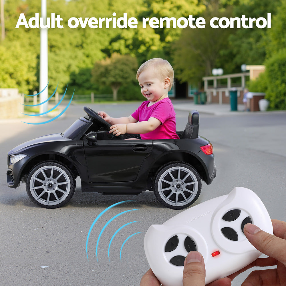 Kids Electric Ride On Car Licensed Outdoor Toys Cars Music Remote Black