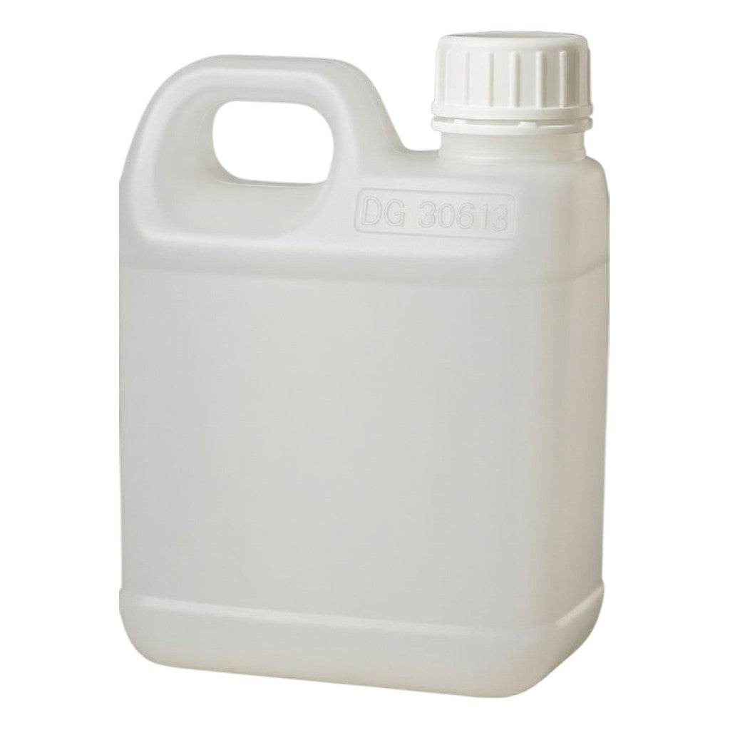 Kitchee 10x 1L Natural HDPE Jerry Can Bottle Empty 38mm TE Cap