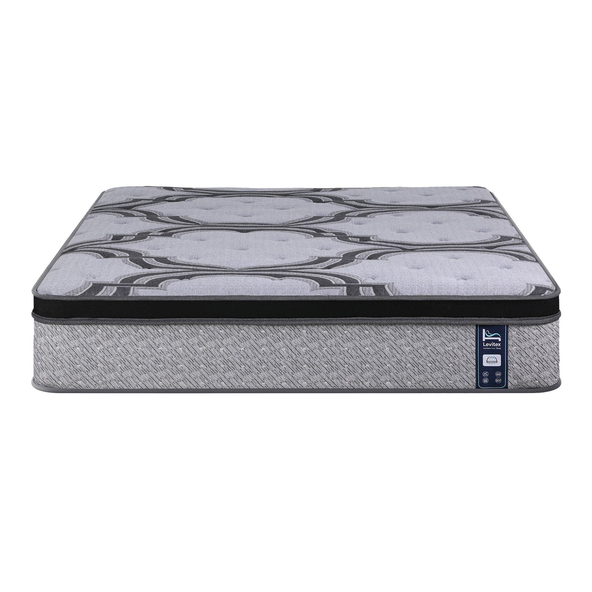 Levitex Double Mattress 34 cm 5-Zone Pocket Spring with Latex & Memory Foam or Extra Lumbar & Shoulder Support
