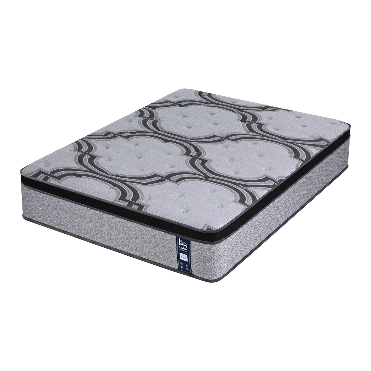 Levitex King Mattress 34 cm 5-Zone Pocket Spring with Latex & Memory Foam or Extra Lumbar & Shoulder Support