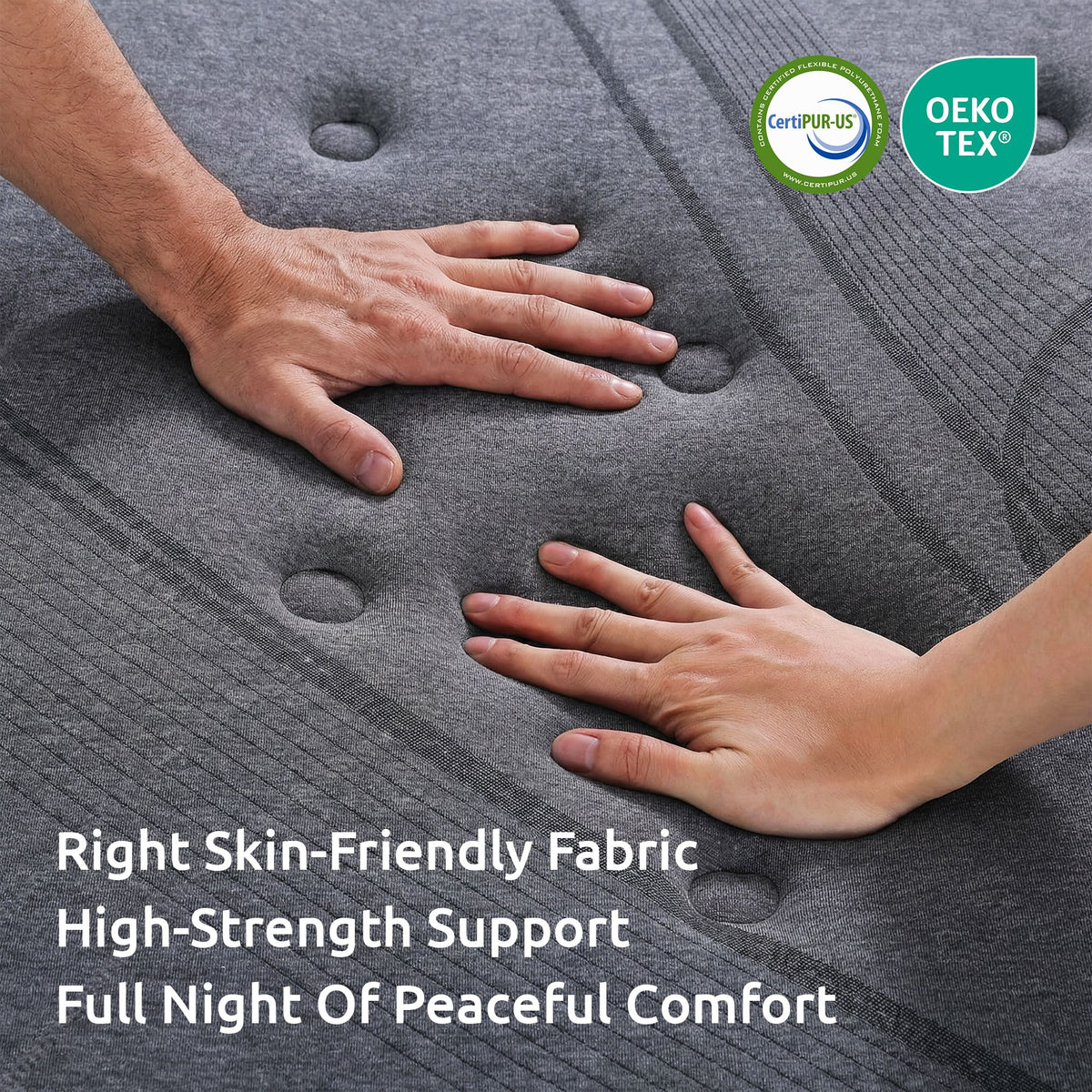 Levitex king Mattress 33 cm 7-Zone Pocket Spring 8.0 Extra Firm with Dual-Row Edge Support & Breathable Knit Cover