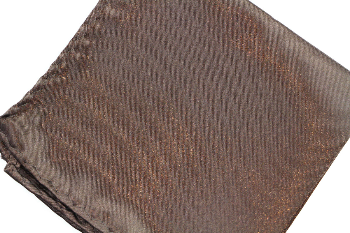 Mens Brown Pocket Square