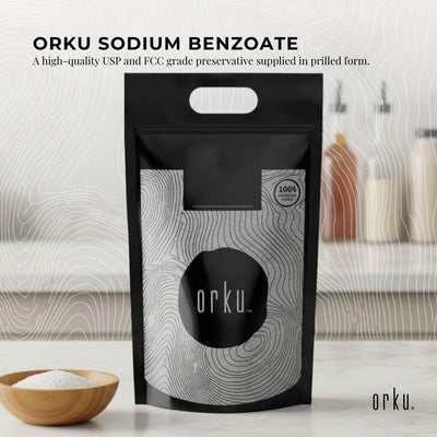 Orku 5Kg Sodium Benzoate USP/FCC Grade Prills – E211 Preservative CAS 532-32-1