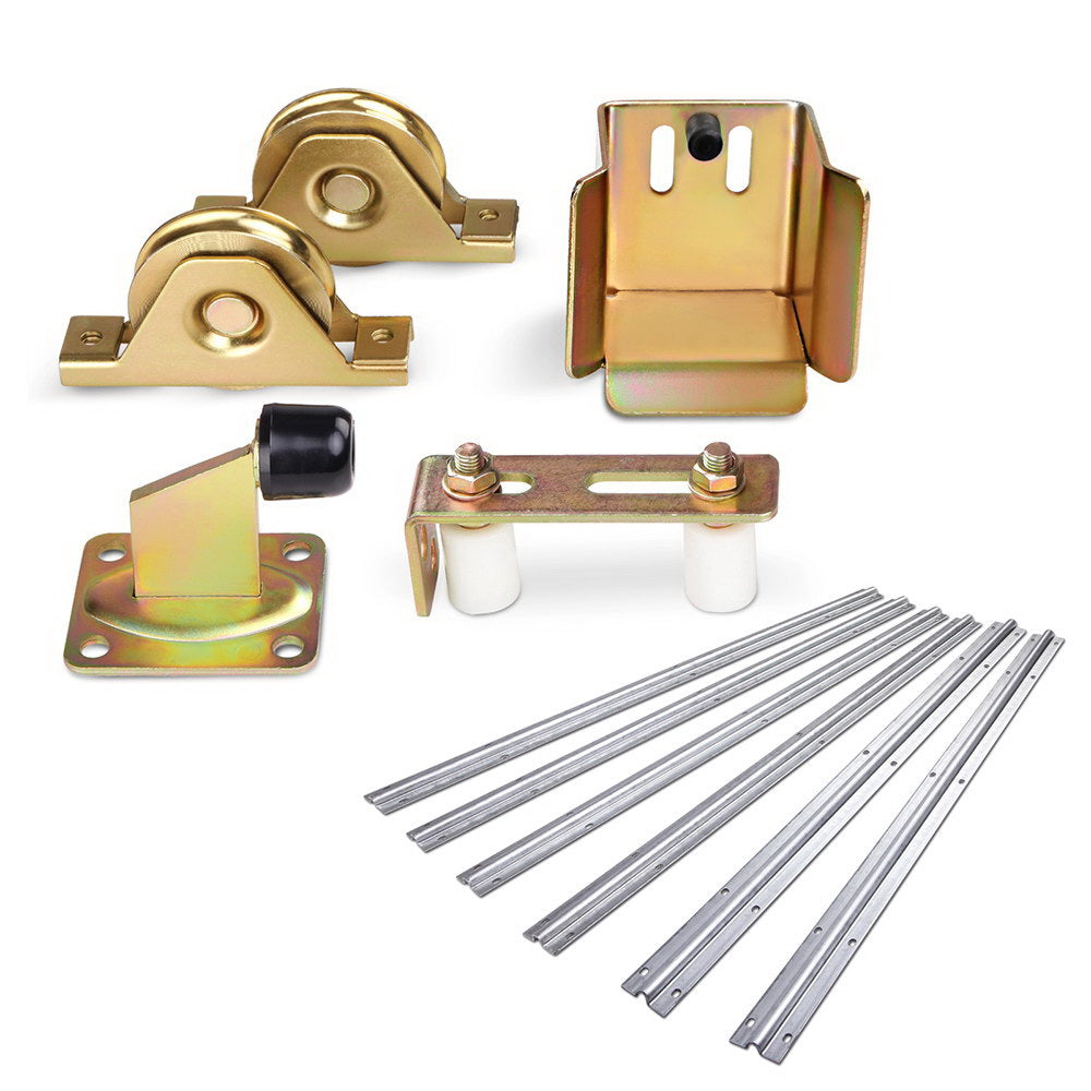 Roller Guide Gate Opener Track Stopper Sliding Hardware Accessories